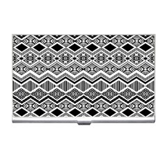 Aztec Design  Pattern Business Card Holders by BangZart