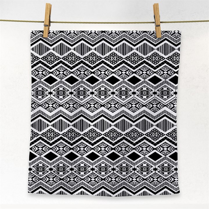 Aztec Design  Pattern Face Towel