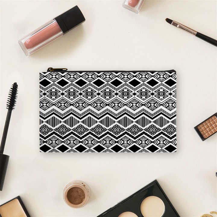 Aztec Design  Pattern Cosmetic Bag (Small) 