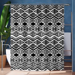 Aztec Design  Pattern Shower Curtain 60  X 72  (medium)  by BangZart