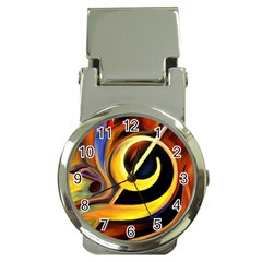 Art Oil Picture Music Nota Money Clip Watches by BangZart