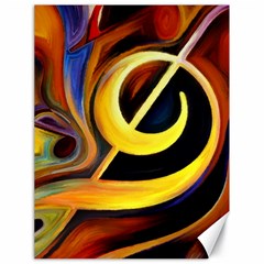 Art Oil Picture Music Nota Canvas 18  X 24   by BangZart