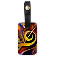 Art Oil Picture Music Nota Luggage Tags (one Side)  by BangZart