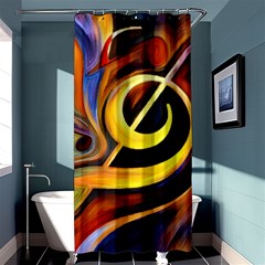 Art Oil Picture Music Nota Shower Curtain 36  X 72  (stall)  by BangZart