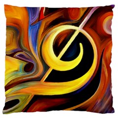 Art Oil Picture Music Nota Standard Flano Cushion Case (two Sides) by BangZart