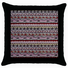 Aztec Pattern Art Throw Pillow Case (black) by BangZart