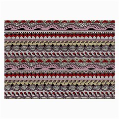 Aztec Pattern Art Large Glasses Cloth (2-side) by BangZart