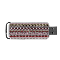 Aztec Pattern Art Portable Usb Flash (one Side) by BangZart