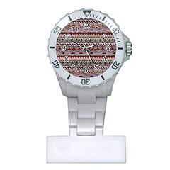 Aztec Pattern Art Plastic Nurses Watch by BangZart