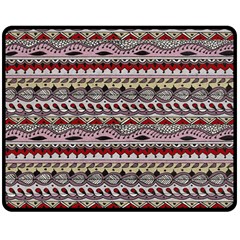 Aztec Pattern Art Double Sided Fleece Blanket (medium)  by BangZart