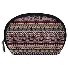 Aztec Pattern Art Accessory Pouches (large)  by BangZart