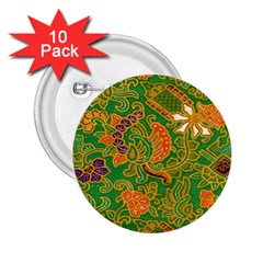 Art Batik The Traditional Fabric 2 25  Buttons (10 Pack)  by BangZart