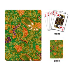 Art Batik The Traditional Fabric Playing Card by BangZart