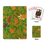 Art Batik The Traditional Fabric Playing Card Back