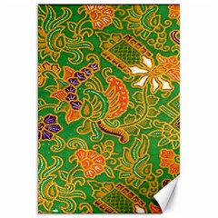 Art Batik The Traditional Fabric Canvas 20  X 30   by BangZart