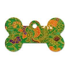 Art Batik The Traditional Fabric Dog Tag Bone (two Sides) by BangZart