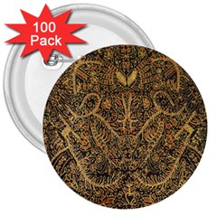 Art Indonesian Batik 3  Buttons (100 Pack)  by BangZart