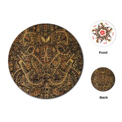 Art Indonesian Batik Playing Cards (round)  by BangZart