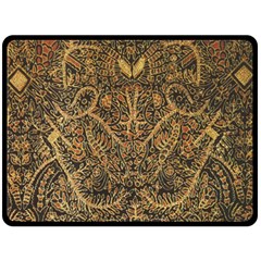 Art Indonesian Batik Fleece Blanket (large)  by BangZart