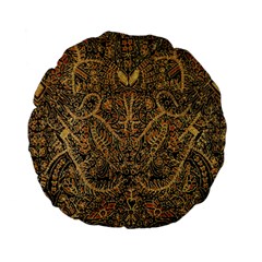 Art Indonesian Batik Standard 15  Premium Flano Round Cushions by BangZart