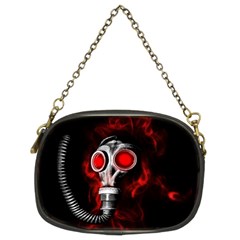 Gas Mask Chain Purses (two Sides)  by Valentinaart