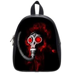 Gas Mask School Bags (small)  by Valentinaart