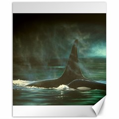 Whales Canvas 16  X 20  