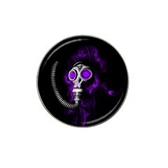 Gas Mask Hat Clip Ball Marker by Valentinaart