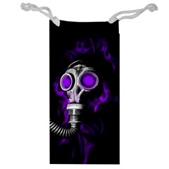 Gas Mask Jewelry Bag by Valentinaart