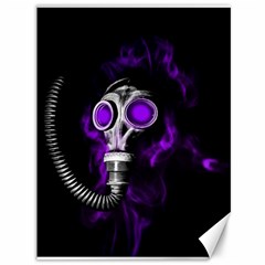 Gas Mask Canvas 36  X 48   by Valentinaart