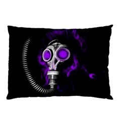 Gas Mask Pillow Case by Valentinaart