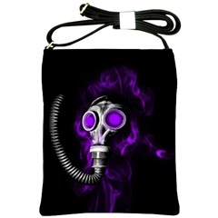 Gas Mask Shoulder Sling Bags by Valentinaart