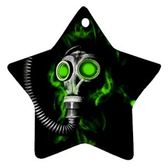 Gas Mask Ornament (star) by Valentinaart