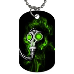 Gas Mask Dog Tag (one Side) by Valentinaart