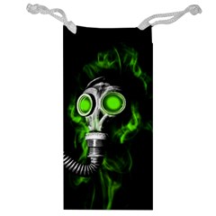 Gas Mask Jewelry Bag by Valentinaart