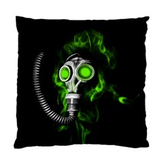 Gas Mask Standard Cushion Case (one Side) by Valentinaart