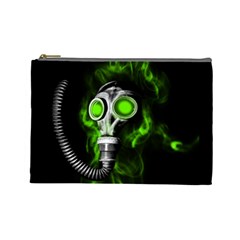 Gas Mask Cosmetic Bag (large)  by Valentinaart