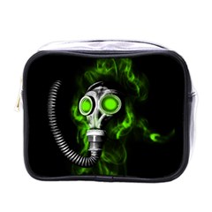 Gas Mask Mini Toiletries Bags by Valentinaart