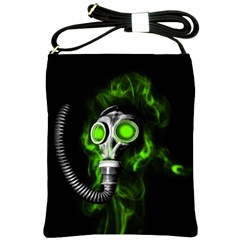 Gas Mask Shoulder Sling Bags by Valentinaart