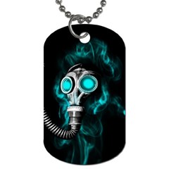 Gas Mask Dog Tag (two Sides) by Valentinaart