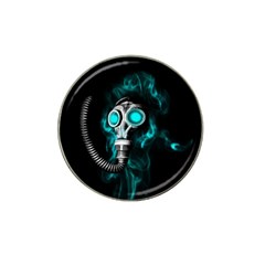 Gas Mask Hat Clip Ball Marker by Valentinaart