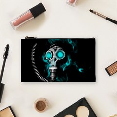 Gas Mask Cosmetic Bag (small)  by Valentinaart