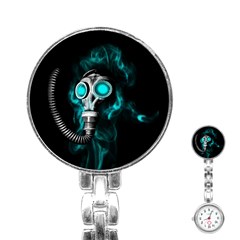 Gas Mask Stainless Steel Nurses Watch by Valentinaart