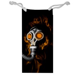 Gas Mask Jewelry Bag by Valentinaart