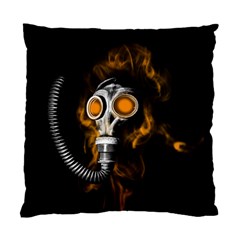 Gas Mask Standard Cushion Case (one Side) by Valentinaart