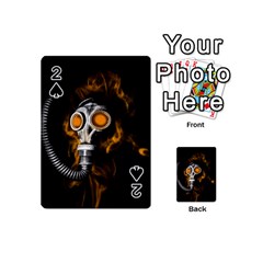 Gas Mask Playing Cards 54 (mini)  by Valentinaart