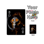 Gas mask Playing Cards 54 (Mini)  Front - Spade5