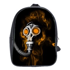 Gas Mask School Bags (xl)  by Valentinaart