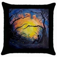 Soul Offering Throw Pillow Case (black)