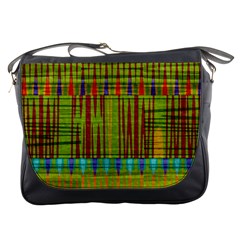 Messy Shapes Texture                           Messenger Bag by LalyLauraFLM